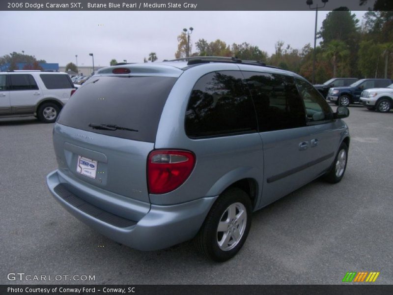 Butane Blue Pearl / Medium Slate Gray 2006 Dodge Caravan SXT