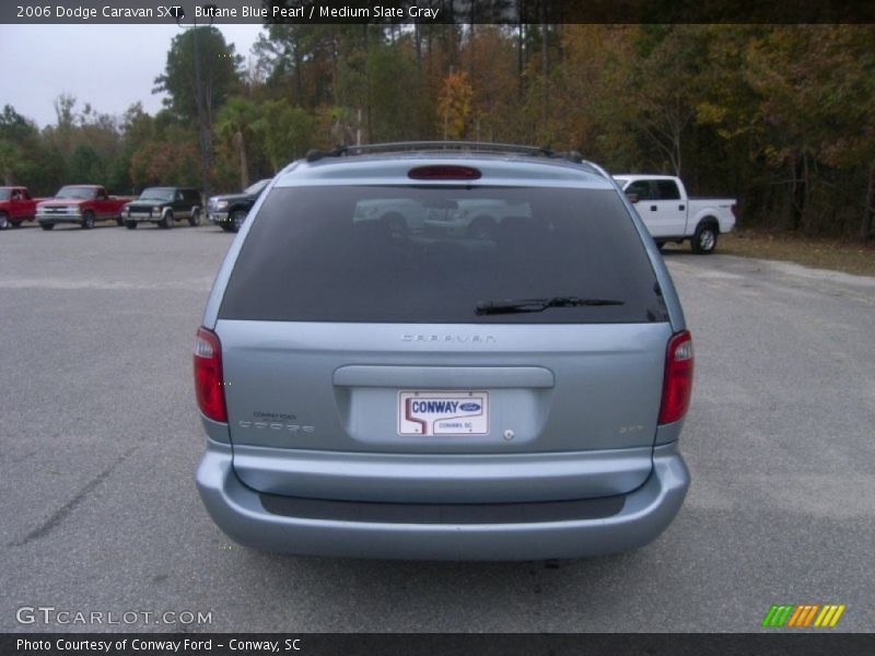 Butane Blue Pearl / Medium Slate Gray 2006 Dodge Caravan SXT