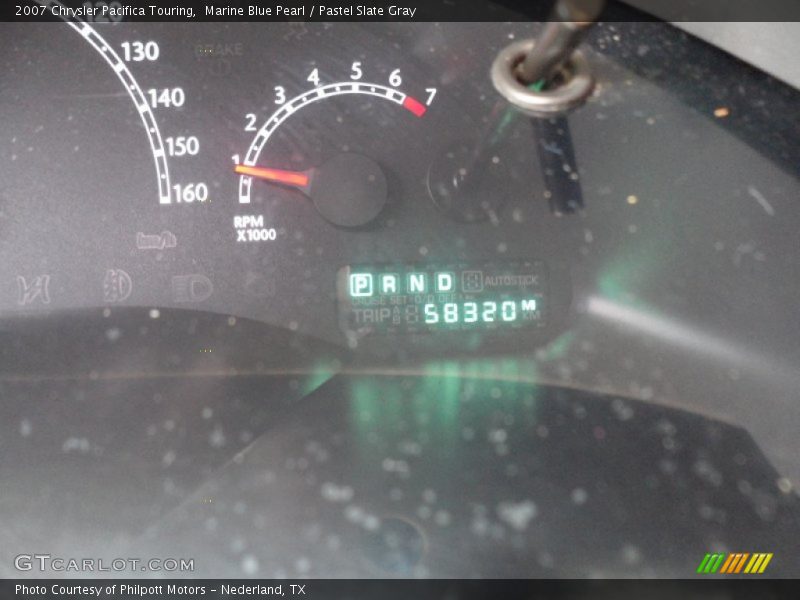 Marine Blue Pearl / Pastel Slate Gray 2007 Chrysler Pacifica Touring