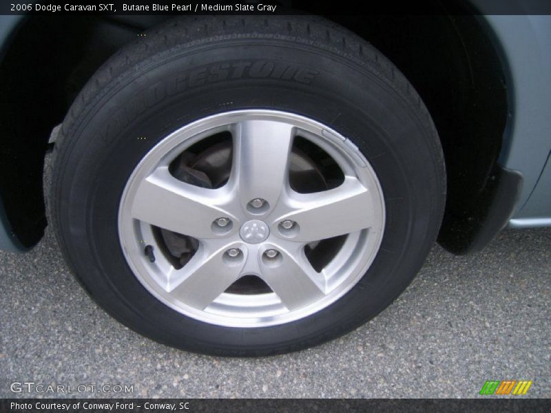 Butane Blue Pearl / Medium Slate Gray 2006 Dodge Caravan SXT