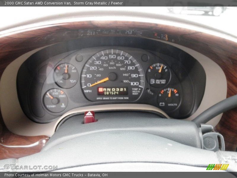  2000 Safari AWD Conversion Van AWD Conversion Van Gauges