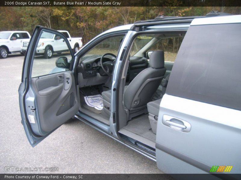 Butane Blue Pearl / Medium Slate Gray 2006 Dodge Caravan SXT