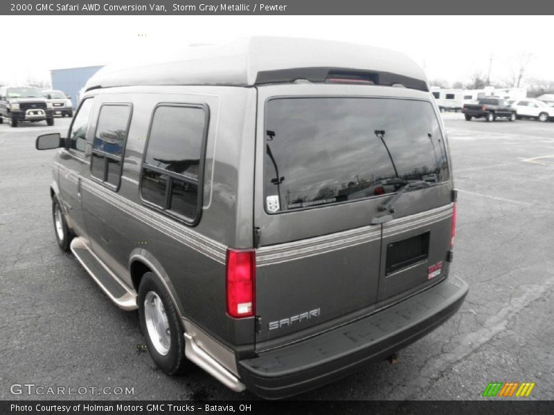 Storm Gray Metallic / Pewter 2000 GMC Safari AWD Conversion Van
