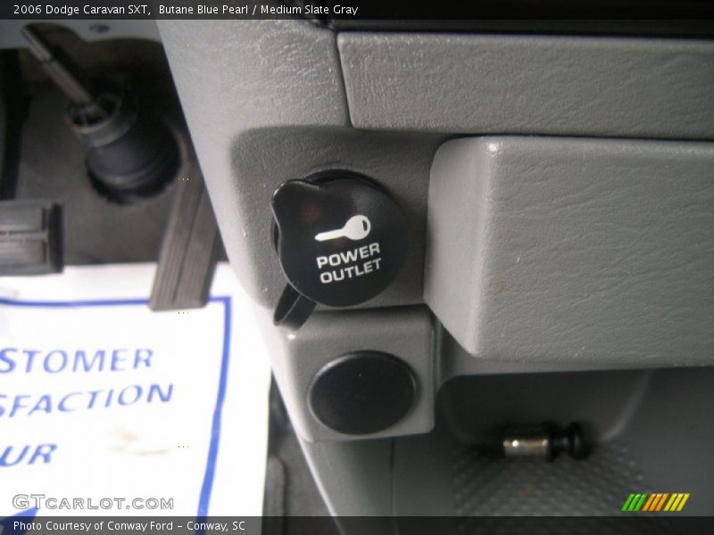 Butane Blue Pearl / Medium Slate Gray 2006 Dodge Caravan SXT