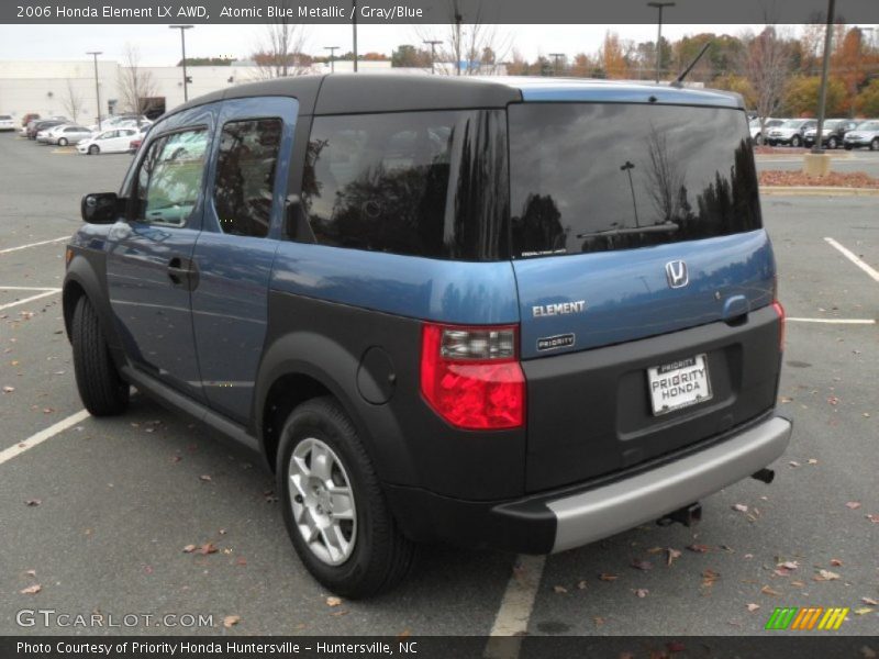 Atomic Blue Metallic / Gray/Blue 2006 Honda Element LX AWD