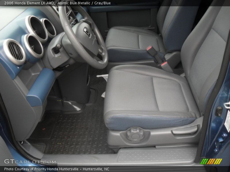  2006 Element LX AWD Gray/Blue Interior