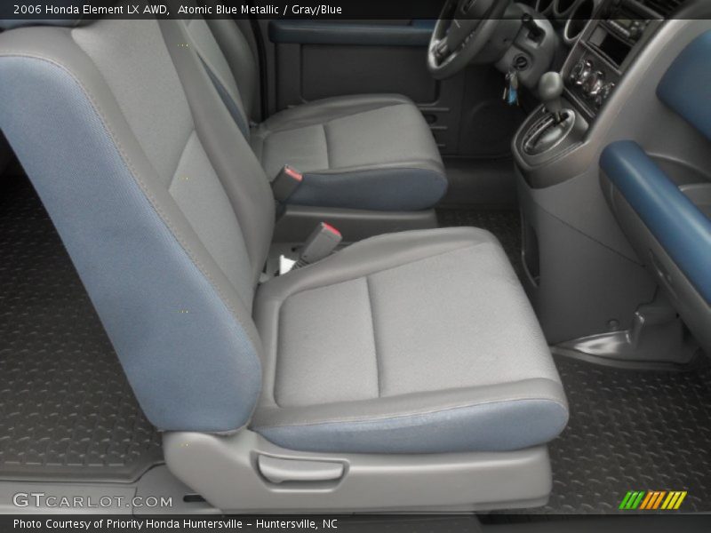  2006 Element LX AWD Gray/Blue Interior