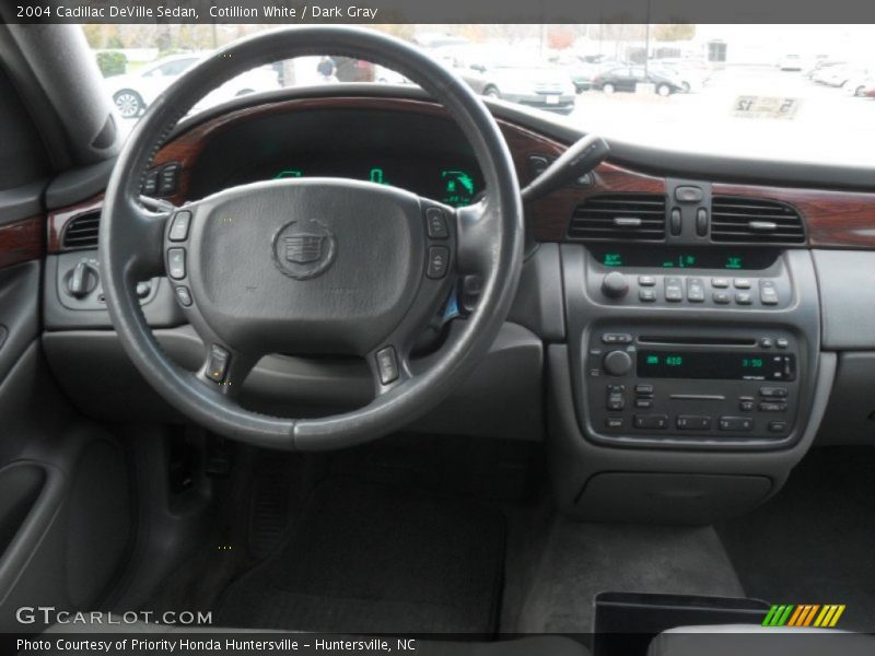 Cotillion White / Dark Gray 2004 Cadillac DeVille Sedan