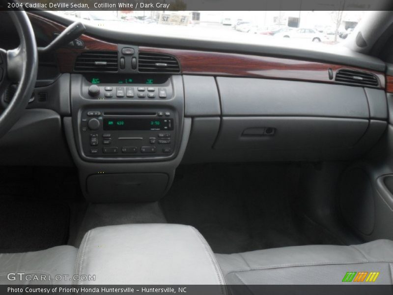 Cotillion White / Dark Gray 2004 Cadillac DeVille Sedan