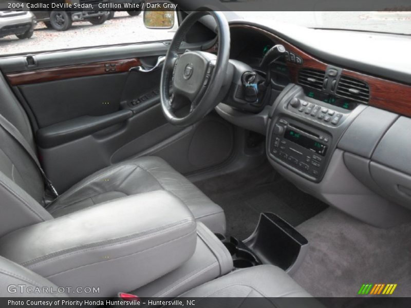 Cotillion White / Dark Gray 2004 Cadillac DeVille Sedan