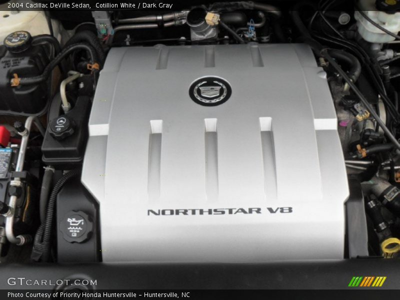 Cotillion White / Dark Gray 2004 Cadillac DeVille Sedan