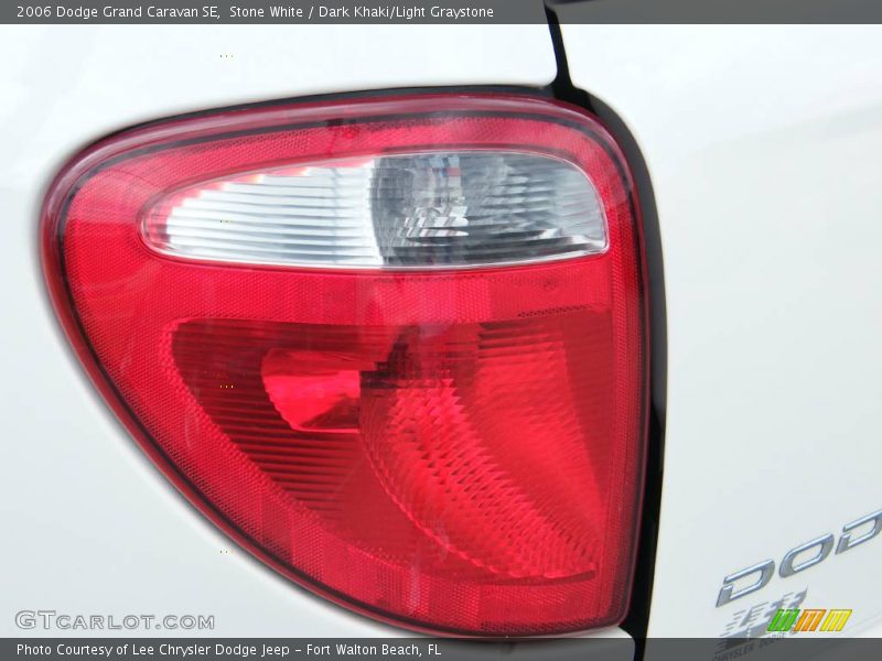 Stone White / Dark Khaki/Light Graystone 2006 Dodge Grand Caravan SE