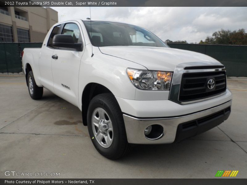 Super White / Graphite 2012 Toyota Tundra SR5 Double Cab