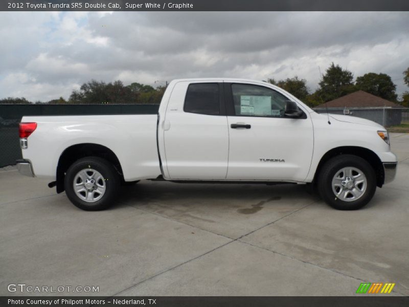 Super White / Graphite 2012 Toyota Tundra SR5 Double Cab