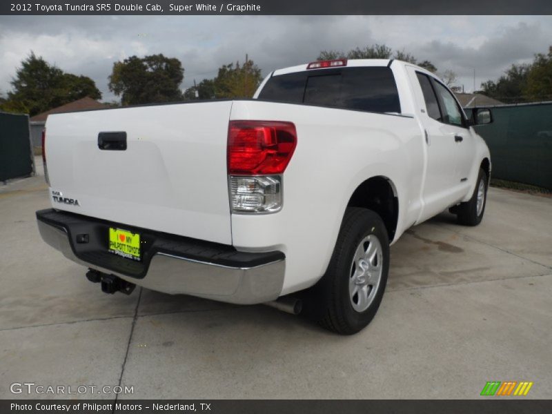 Super White / Graphite 2012 Toyota Tundra SR5 Double Cab