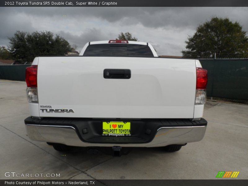 Super White / Graphite 2012 Toyota Tundra SR5 Double Cab