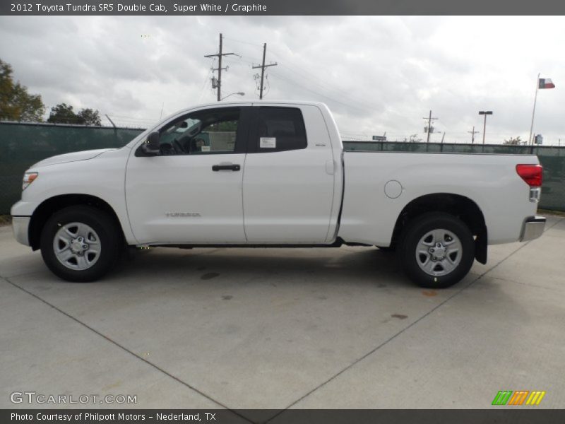 Super White / Graphite 2012 Toyota Tundra SR5 Double Cab