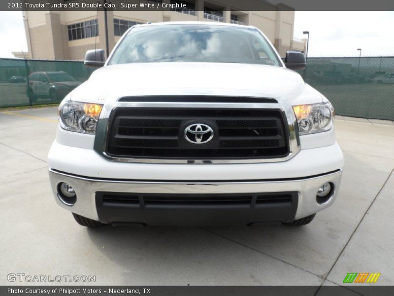 Super White / Graphite 2012 Toyota Tundra SR5 Double Cab