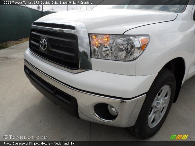Super White / Graphite 2012 Toyota Tundra SR5 Double Cab