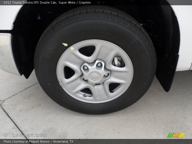 Super White / Graphite 2012 Toyota Tundra SR5 Double Cab