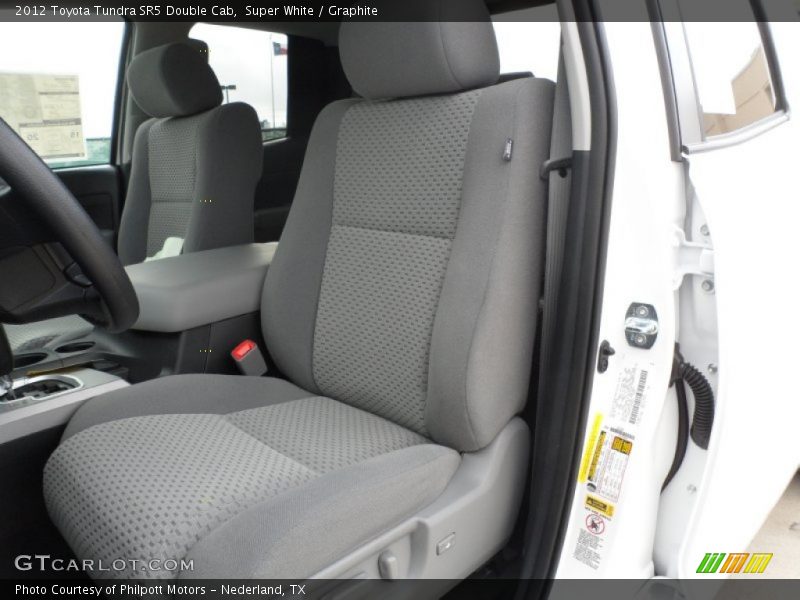 Super White / Graphite 2012 Toyota Tundra SR5 Double Cab