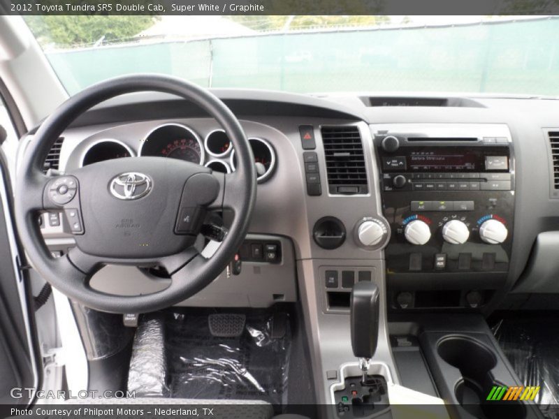 Super White / Graphite 2012 Toyota Tundra SR5 Double Cab