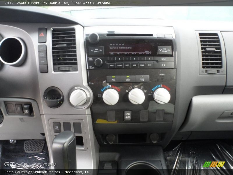 Super White / Graphite 2012 Toyota Tundra SR5 Double Cab