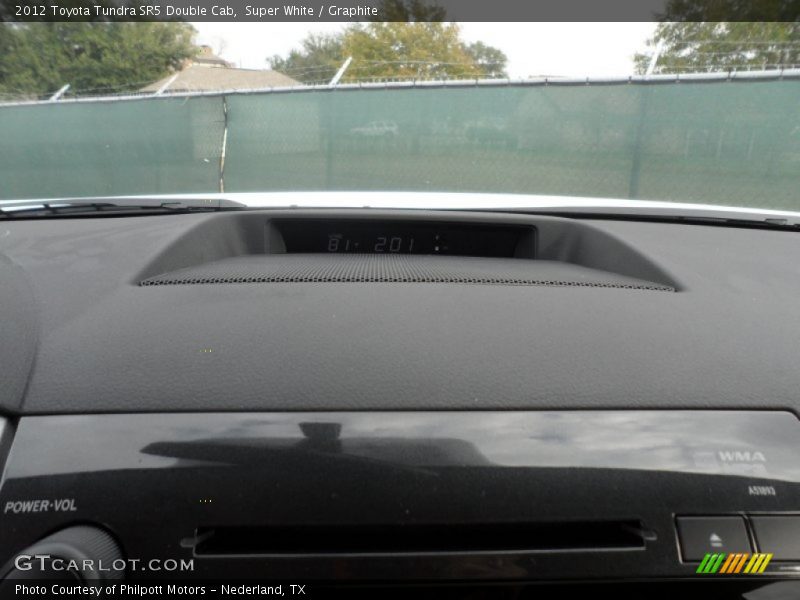 Super White / Graphite 2012 Toyota Tundra SR5 Double Cab