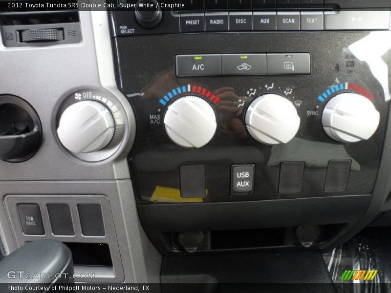 Super White / Graphite 2012 Toyota Tundra SR5 Double Cab