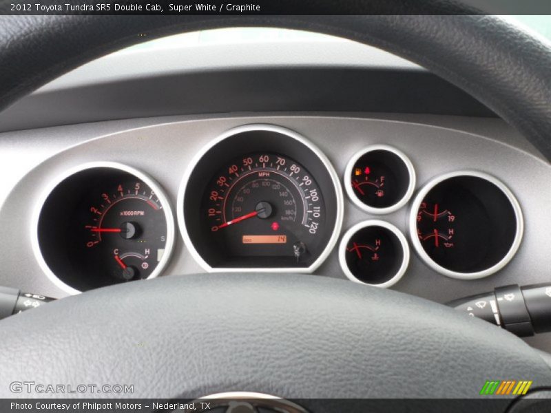 Super White / Graphite 2012 Toyota Tundra SR5 Double Cab