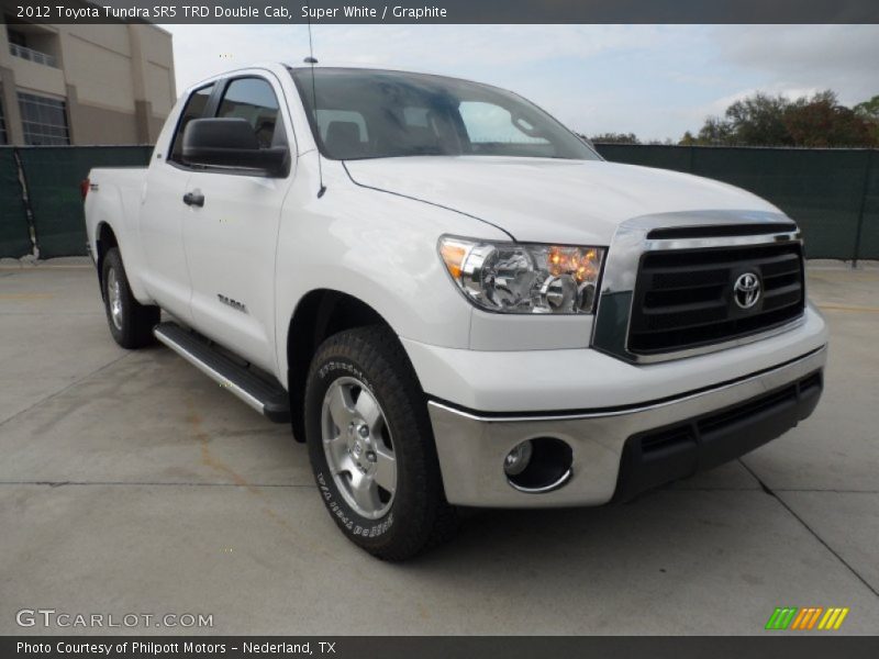 Super White / Graphite 2012 Toyota Tundra SR5 TRD Double Cab