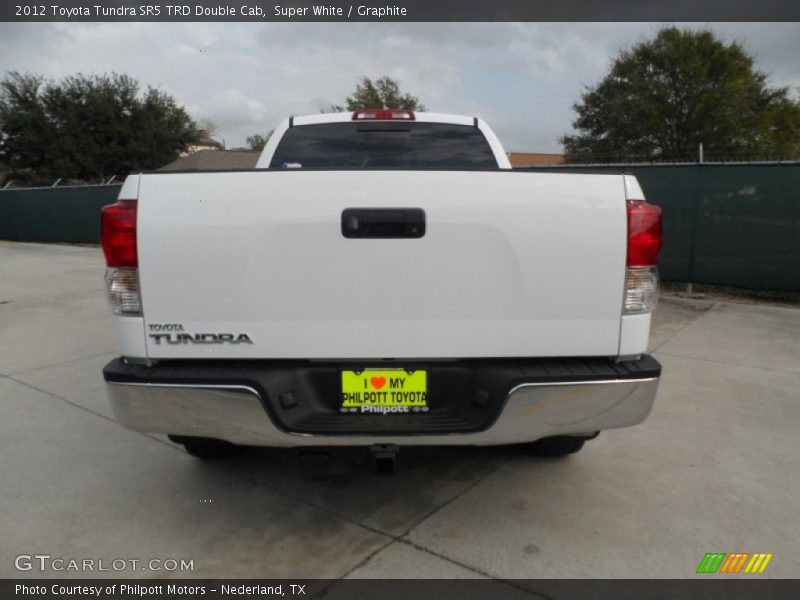 Super White / Graphite 2012 Toyota Tundra SR5 TRD Double Cab
