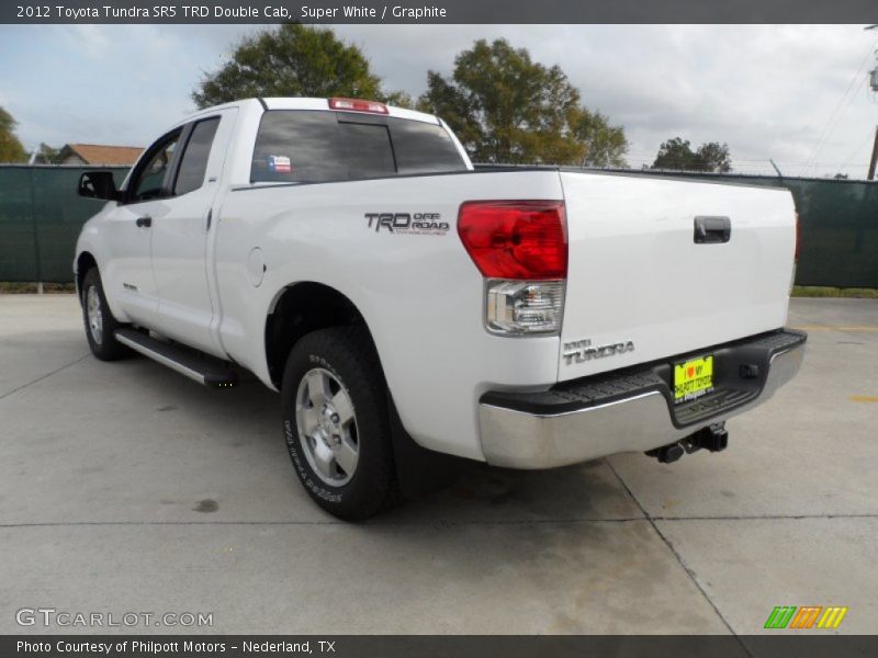 Super White / Graphite 2012 Toyota Tundra SR5 TRD Double Cab