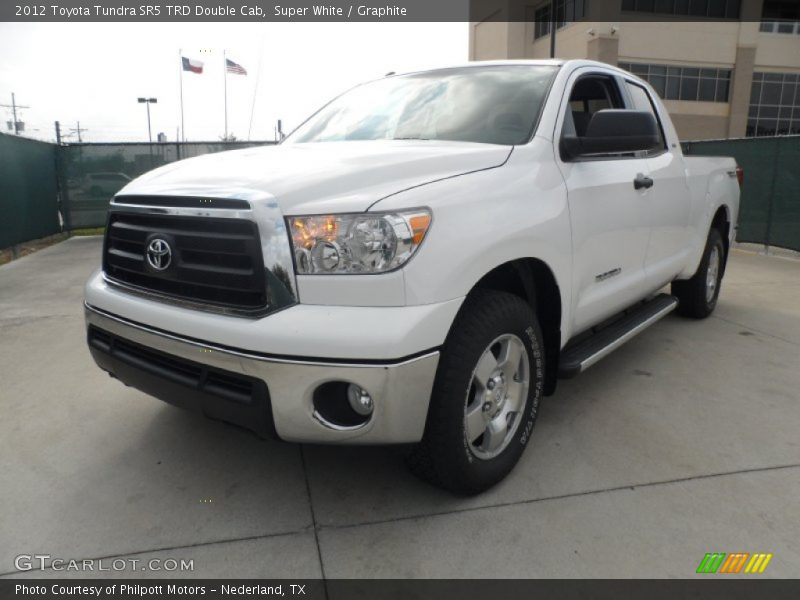 Super White / Graphite 2012 Toyota Tundra SR5 TRD Double Cab