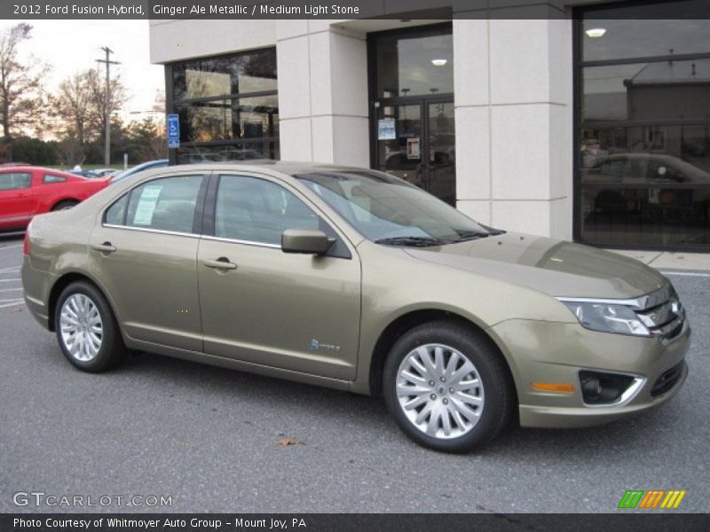  2012 Fusion Hybrid Ginger Ale Metallic