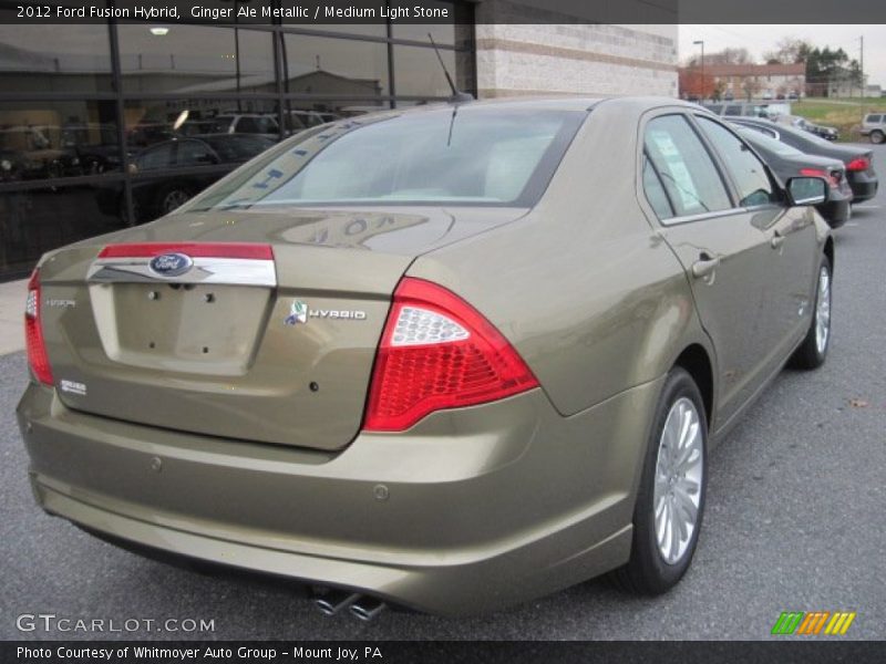  2012 Fusion Hybrid Ginger Ale Metallic