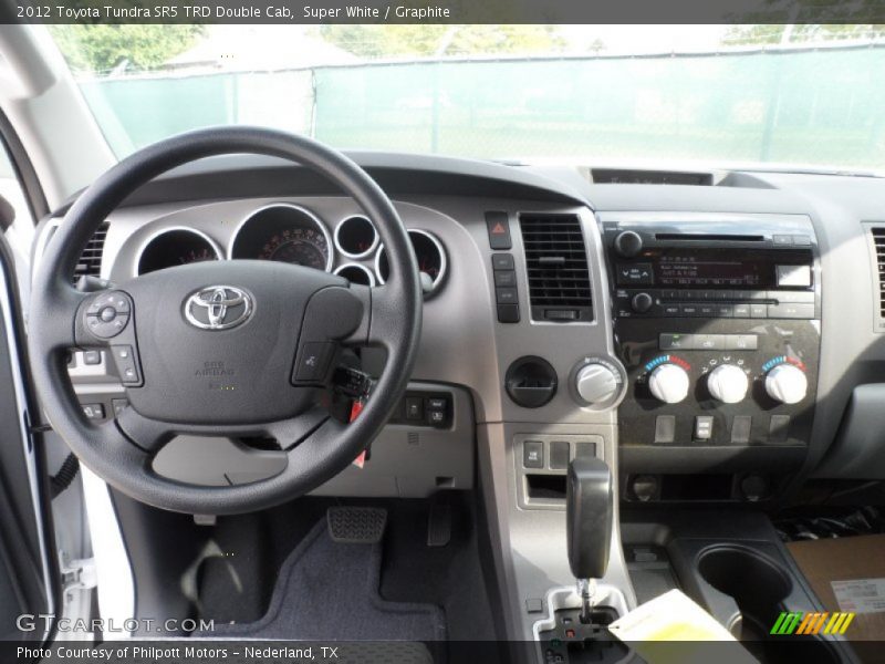 Super White / Graphite 2012 Toyota Tundra SR5 TRD Double Cab