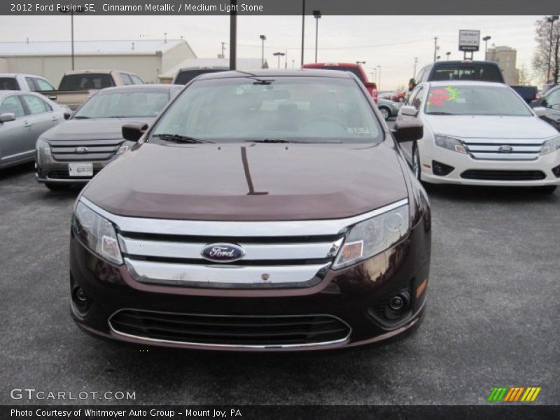 Cinnamon Metallic / Medium Light Stone 2012 Ford Fusion SE
