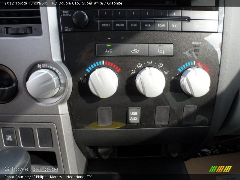 Controls of 2012 Tundra SR5 TRD Double Cab