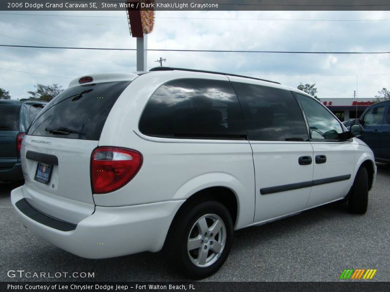 Stone White / Dark Khaki/Light Graystone 2006 Dodge Grand Caravan SE