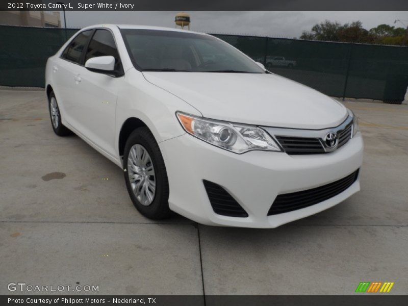 Super White / Ivory 2012 Toyota Camry L