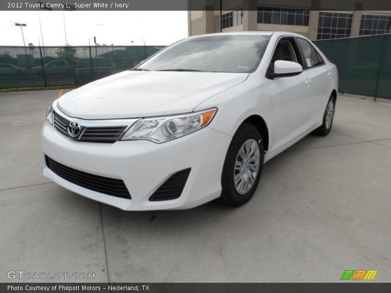 Super White / Ivory 2012 Toyota Camry L