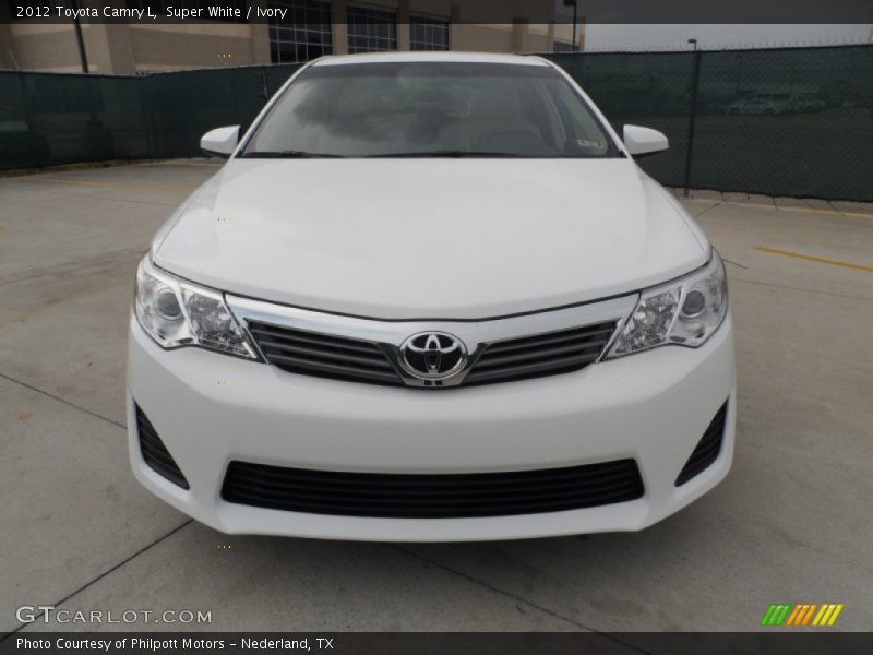 Super White / Ivory 2012 Toyota Camry L