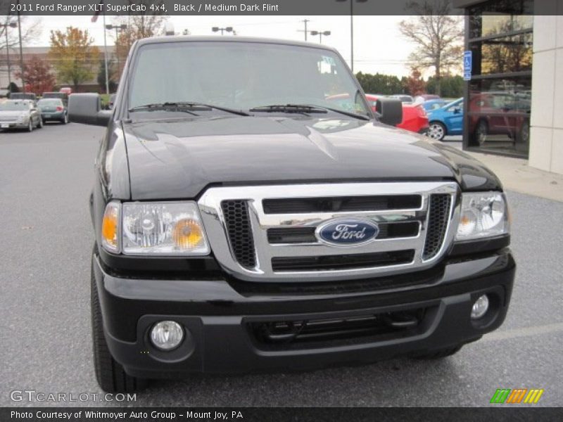 Black / Medium Dark Flint 2011 Ford Ranger XLT SuperCab 4x4