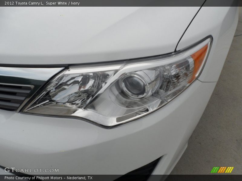 Super White / Ivory 2012 Toyota Camry L