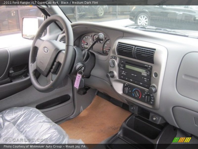 Black / Medium Dark Flint 2011 Ford Ranger XLT SuperCab 4x4