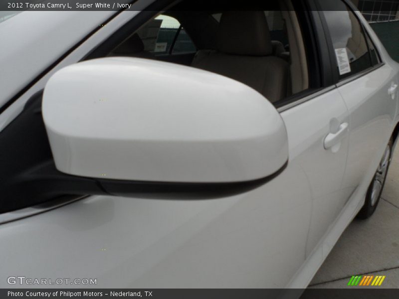 Super White / Ivory 2012 Toyota Camry L