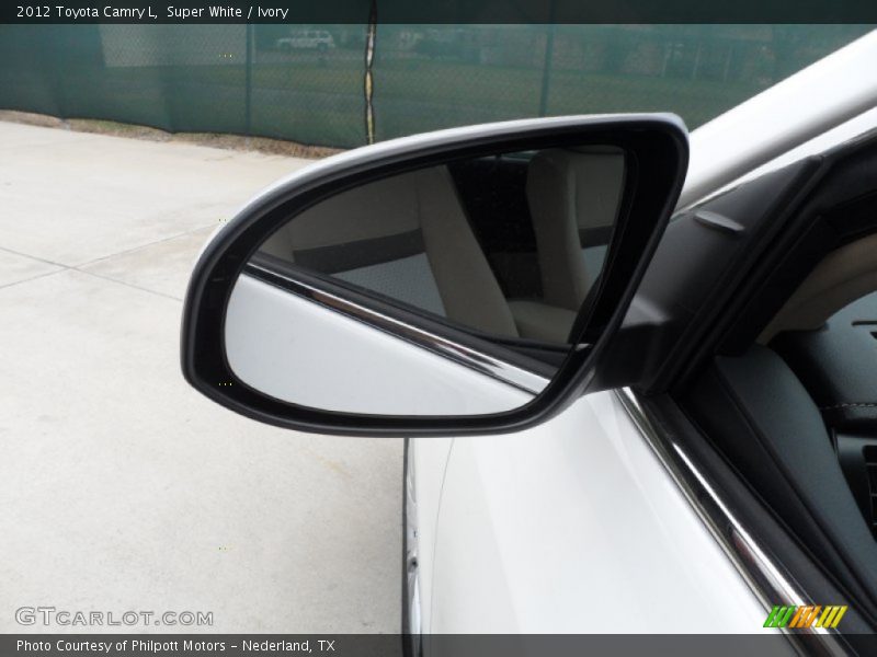 Super White / Ivory 2012 Toyota Camry L