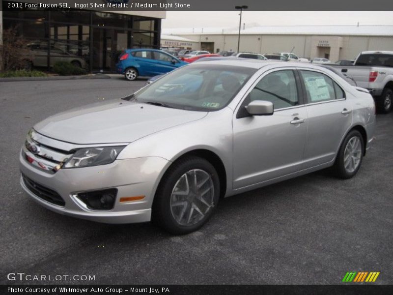 Ingot Silver Metallic / Medium Light Stone 2012 Ford Fusion SEL