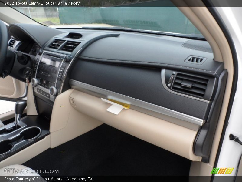 Super White / Ivory 2012 Toyota Camry L
